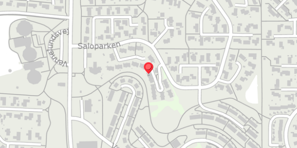 Trafikstøjkort på Saloparken 54, 8300 Odder