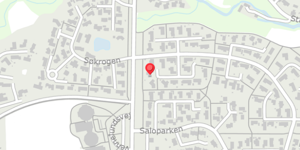 Trafikstøjkort på Saloparken 310, 8300 Odder