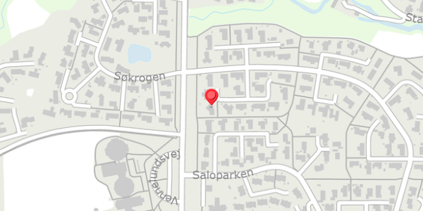 Trafikstøjkort på Saloparken 312, 8300 Odder