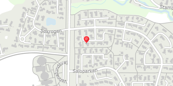Trafikstøjkort på Saloparken 314, 8300 Odder