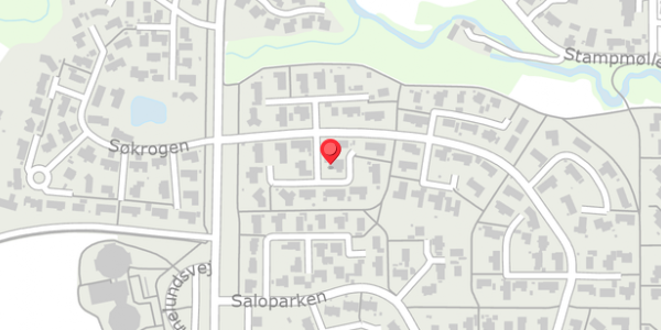 Trafikstøjkort på Saloparken 328, 8300 Odder