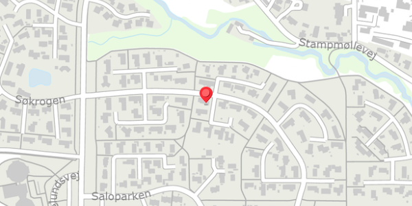 Trafikstøjkort på Saloparken 332, 8300 Odder