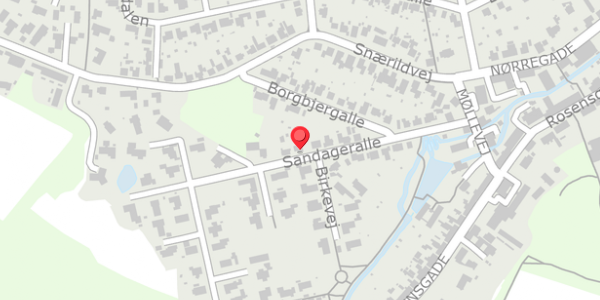 Trafikstøjkort på Sandageralle 20, . , 8300 Odder