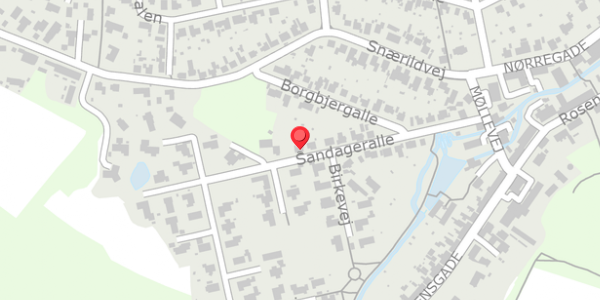 Trafikstøjkort på Sandageralle 22, . , 8300 Odder