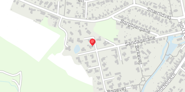 Trafikstøjkort på Sandageralle 38, . , 8300 Odder