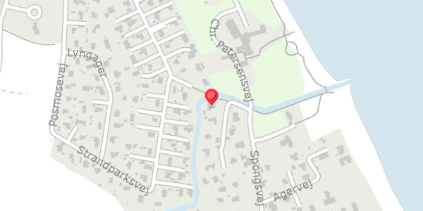 Trafikstøjkort på Schønausvej 2, 8300 Odder