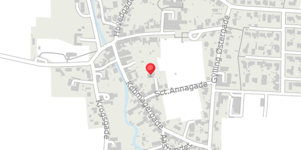 Trafikstøjkort på Sct.Annagade 5, 8300 Odder