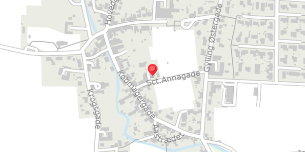 Trafikstøjkort på Sct.Annagade 7, 8300 Odder