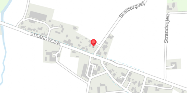 Trafikstøjkort på Skalborgvej 1, 8300 Odder
