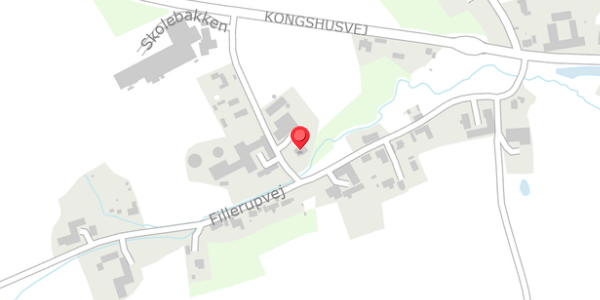 Trafikstøjkort på Skolebakken 4, 8300 Odder