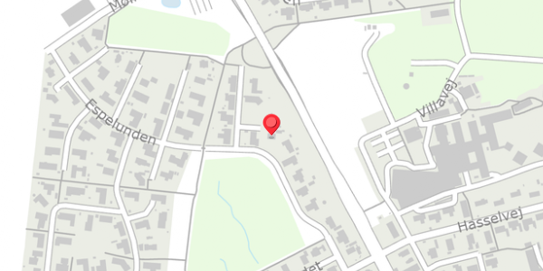 Trafikstøjkort på Skolegade 92, 8300 Odder