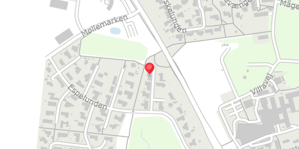 Trafikstøjkort på Skolegade 100, 8300 Odder