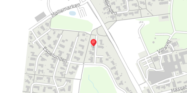 Trafikstøjkort på Skolegade 102, 8300 Odder