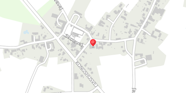 Trafikstøjkort på Skolevej 1A, 8300 Odder
