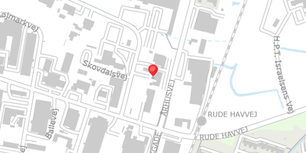 Trafikstøjkort på Skovdalsvej 2A, . , 8300 Odder