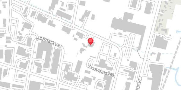 Trafikstøjkort på Skovdalsvej 5, 8300 Odder