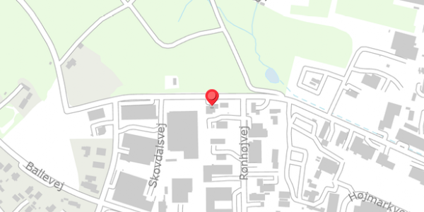 Trafikstøjkort på Skovdalsvej 23, 8300 Odder