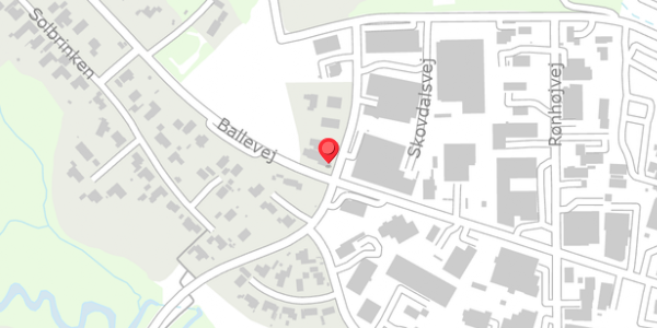 Trafikstøjkort på Skovdalsvej 36, . , 8300 Odder