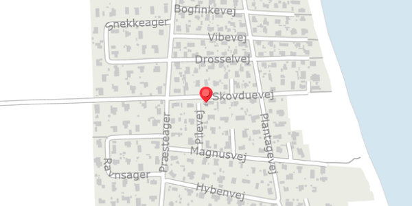 Trafikstøjkort på Skovduevej 7, . , 8300 Odder