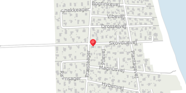Trafikstøjkort på Skovduevej 11, . , 8300 Odder