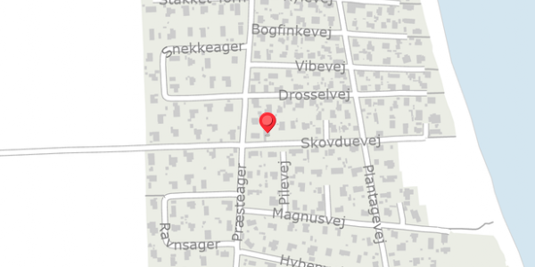 Trafikstøjkort på Skovduevej 188, . , 8300 Odder