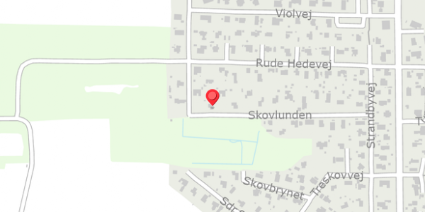 Trafikstøjkort på Skovlunden 22, 8300 Odder