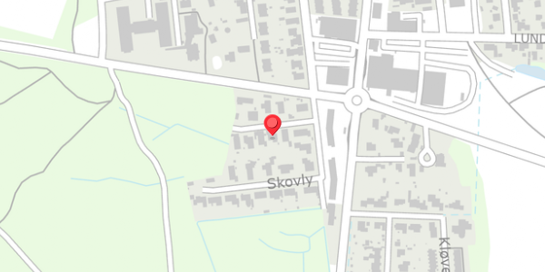 Trafikstøjkort på Skovly 8, 8300 Odder