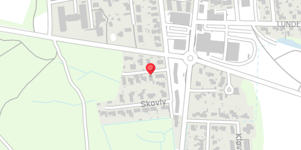 Trafikstøjkort på Skovly 9, 8300 Odder