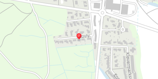 Trafikstøjkort på Skovly 22, 8300 Odder