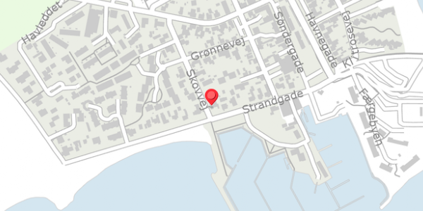 Trafikstøjkort på Skovvej 2, 8300 Odder