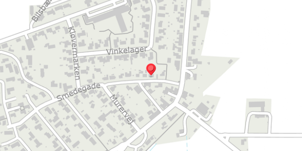 Trafikstøjkort på Smedegade 4, 8300 Odder