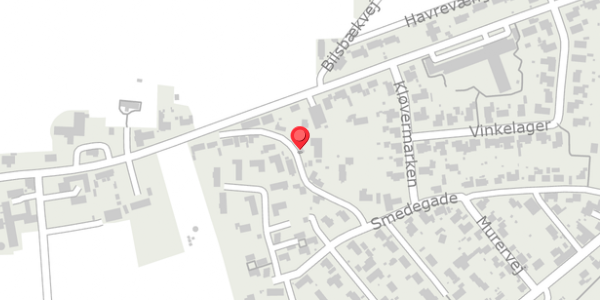 Trafikstøjkort på Smedegade 34, 8300 Odder