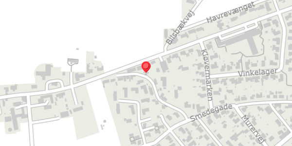 Trafikstøjkort på Smedegade 36, 8300 Odder