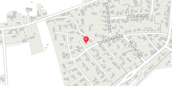 Trafikstøjkort på Smedegade 54, 8300 Odder