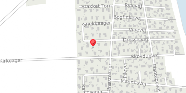 Trafikstøjkort på Snekkeager 5, 8300 Odder