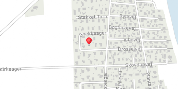 Trafikstøjkort på Snekkeager 6, 8300 Odder