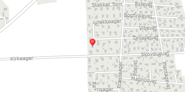 Trafikstøjkort på Snekkeager 9, 8300 Odder