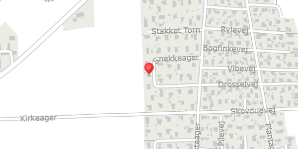 Trafikstøjkort på Snekkeager 13, 8300 Odder