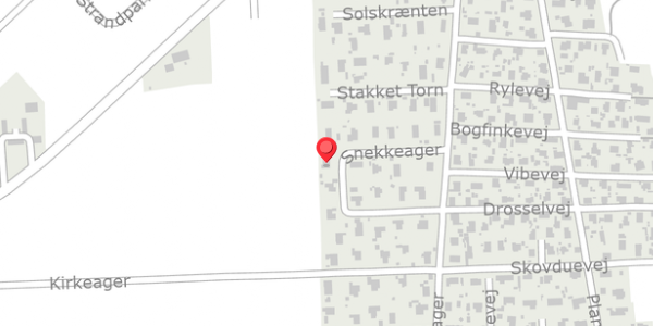 Trafikstøjkort på Snekkeager 15, 8300 Odder