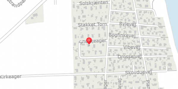 Trafikstøjkort på Snekkeager 22, 8300 Odder
