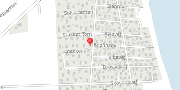 Trafikstøjkort på Snekkeager 27, 8300 Odder