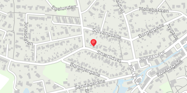 Trafikstøjkort på Snærildvej 20, . , 8300 Odder
