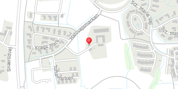 Trafikstøjkort på Snærildvej 228, 8300 Odder