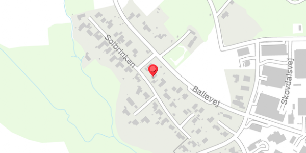 Trafikstøjkort på Solbrinken 19, 8300 Odder