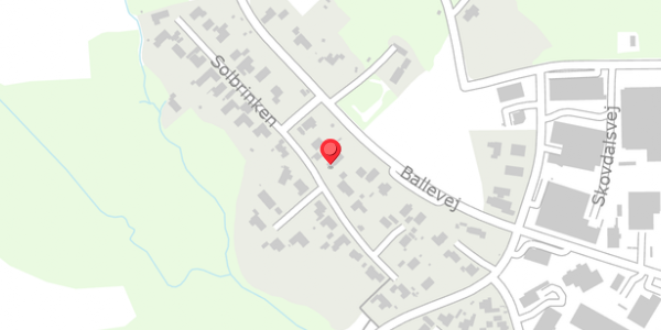 Trafikstøjkort på Solbrinken 21, 8300 Odder