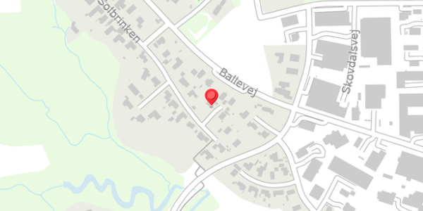 Trafikstøjkort på Solbrinken 27, 8300 Odder