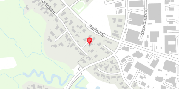 Trafikstøjkort på Solbrinken 33, 8300 Odder