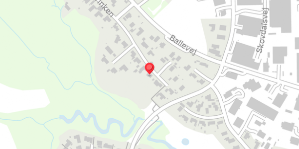 Trafikstøjkort på Solbrinken 42, 8300 Odder