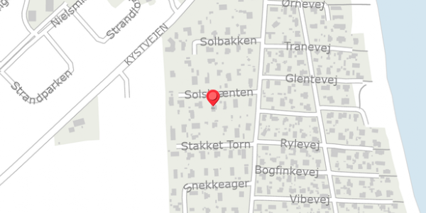 Trafikstøjkort på Solskrænten 7, 8300 Odder