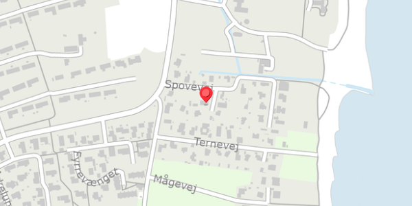 Trafikstøjkort på Spovevej 8, 8300 Odder